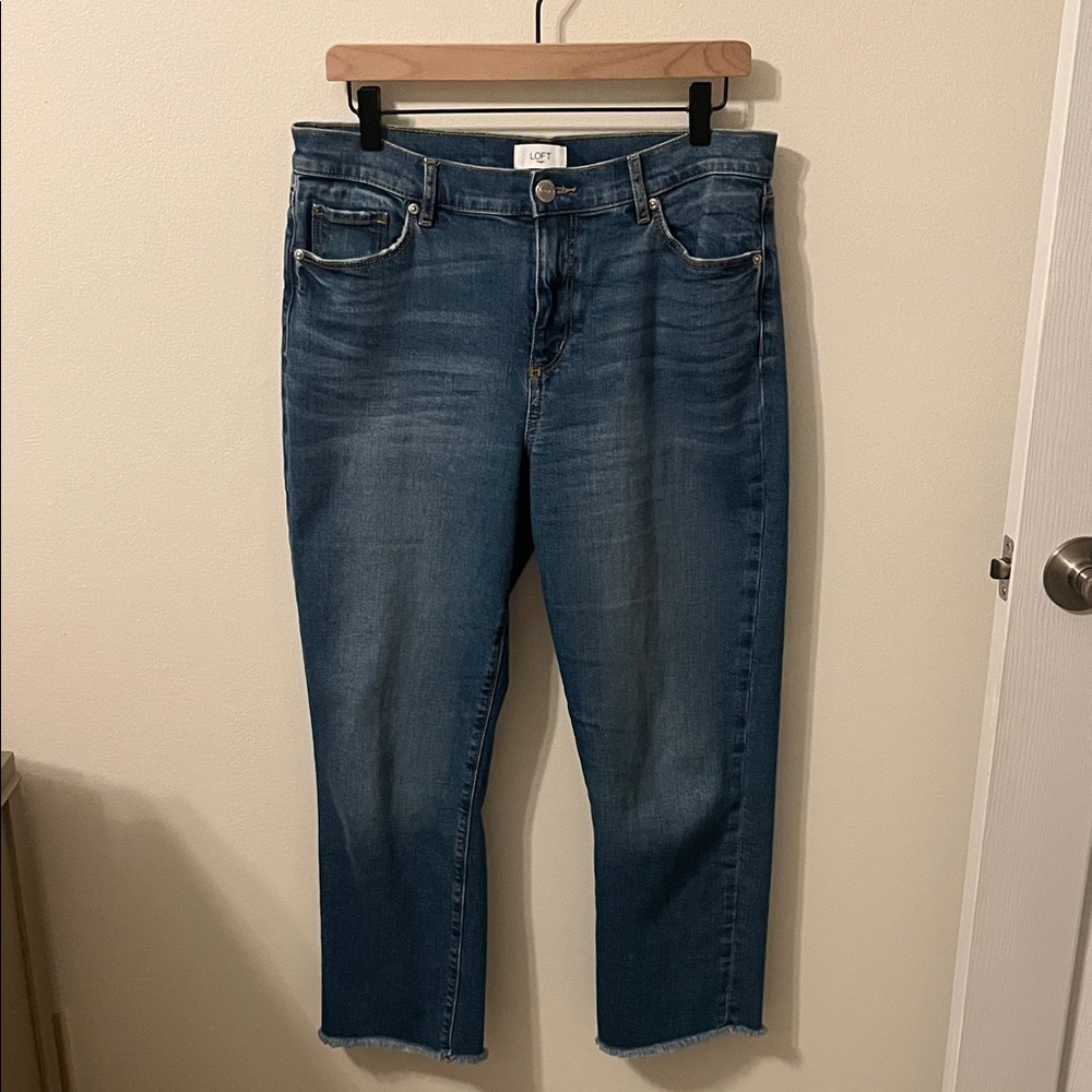 Loft Blue Crop Jeans